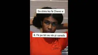 Me kisa Str&egrave;s ka f&egrave; Cheve w! #hair #hairgrowth #haircare #hairloss #haitian #alopesi #cheve