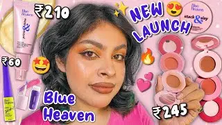 NEW🔥Blue Heaven Stack and Slay Trio | Blue Heaven Prime and Shine Strobe Cream | One Stroke Eyeliner