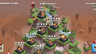 Easily 3 star Dragon cliffs(2x Speed) , clan Capital attacks, Clan raid #clashofclans