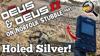 Ep#64 XP Deus II (2) Loving the Norfolk stubble - PART 1 - Button Field - Family Metal Detecting UK