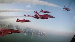 Flying together with the RAF Red Arrows and Qatar Airways (Behind the Scenes)