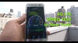 Тест скорости 4G LTE в Нью-Йорке! [AT&T/T-Mobile/Sprint/Verizon]