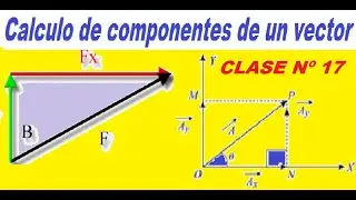 FÍSICA (CLASE Nº17) - ¿COMO CALCULAR LAS COMPONENTES RECTANGULARES DE UN VECTOR?