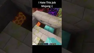 Mojang I Hate This Job😪| #minecraft #shorts