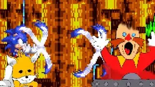 Sonic 3 A.I.R all bosses, pero con el mod de cross slash :)👍