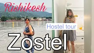Zostel Laxman jhula hostel tour | Rishikesh | budget friendly | solo travellers #hostel #rishikesh 