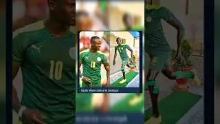 Sadie Mane Statue in Senegal 🇸🇳 #football #shorts #funny #memes #sadiomane #fyp #senegal #viral
