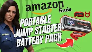 Car battery Jump Starter 12V Portable Car Battery Jump Starter 65W Quick Charge car accessory