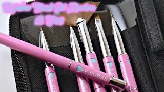 Ejiubas Brush Set Review and Test! Will acetone ruin them??