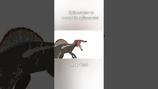 Spinosaur vs accurate spinosaur #roarbattle