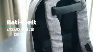 fantastic!!! anti-theft backpack with USB port