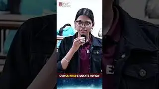 Look...! What did Our CA INTER students say?