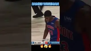 James Wiseman brought 20pts for Piston Win #nba #nbapreseason #dunk #detroit #wiseman #viralshorts