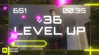 Active Arcade Laser Dodge 2766Score