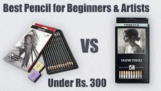 Brustro Graphite Pencil VS Tribecca Graphite Pencil | Best Pencil for Beginners & Artist Under 300