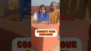 Connect Four Challenge With Husband 😍 #ConnectFourChallenge #CoupleChallenge l #YouTubeShorts