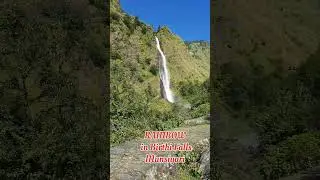 Rainbow in Birthi Falls, Munsiyari #uttarakhand  #munsiyari