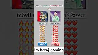 Talwiinder vs Adam Power: कौन है असली बाहुबली? 😱🔥 #viral #trending #talwiinder #freefire #shorts