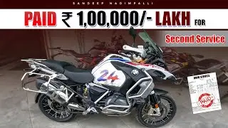 Paid 1,00,000/- for my Bmw Second Service | BMW GSA 1250 | Sandeep Nadimpalli | Telugu |