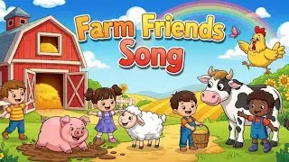 🐄🐓 Farm Friends Song 🎵 | Fun Learning Song for Kids | Happy Tale & Tune