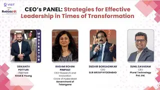 CEO Panel Discussion: Leading Through Transformation | 5th Annual RethinkHR Conclave Hyderabad