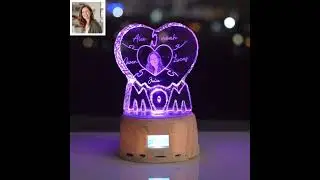 Personalized name Puzzle MOM Bluetooth Crystal #colorfulswan