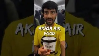 Newly Launched Akasa Air&rsquo;s Food Experience! ✈️🍣🥗