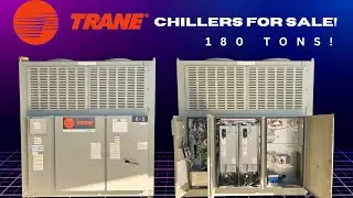 USED 180 TON TRANE CHILLERS FOR SALE!