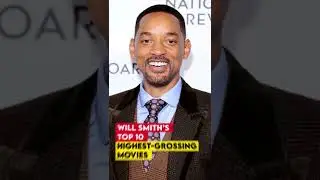 WILL SMITH'S Top 10 Highest-Grossing Movies Ranked By Box Office Success #shorts #shortsvideo