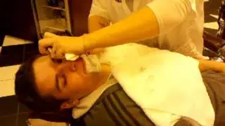 David Straight Edge Razor shave for class project