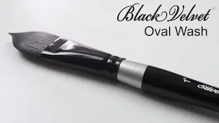 How to Paint with a 3009S Black Velvet&reg; Oval Wash - From Silver Brush Limited