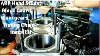 Putting the rest of the VQ35DE Built Motor Together
