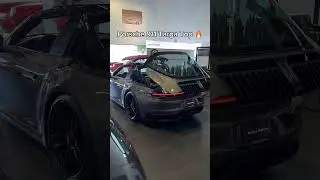 2023 Porsche 911 Targa 4 GTS targa top in action 😮&zwj;💨