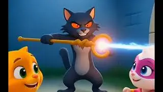 Talking Tom Hero Dash 🆚 Tom Gold Run Super kitty & giggly part 1