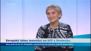 MUDr. Anna Kubátová pro ČT24: Evropský týden testování na HIV snižuje stigmatizaci