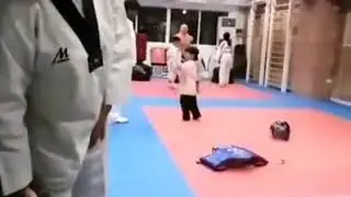 Marcus can do Taekwondo Michie Veloso | Facebook