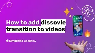 How to add dissolve video transition