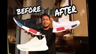 CUSTOMIZED NMD JAPAN TO NMD WHITE OG!! PLUS ON FEET..