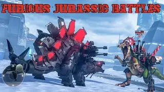 JMW. Dino War - Metal Monsters Squad. TOP clan gameplay