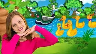 Five little ducks song for children on HeyHop Kids