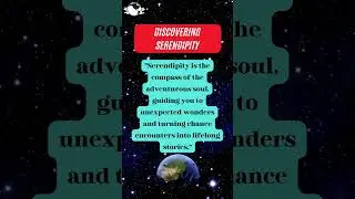 Discovering Serendipity #travelinspiration  #adventurequotes #serendipity #discovering