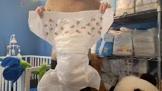 Подгузники для взрослых Bambino Teddy. Эти подгузники для взрослых в винтажном стиле вызывают у м...