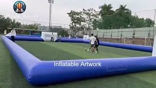 Inflatable 3V3 Football Pitch, Inflatable Soccer Field for Adults