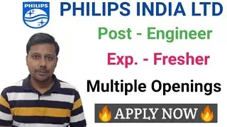 Philips India Fresher Recruitment 2024 I Fresher Jobs I Mechanical Jobs I Electrical Jobs I New Jobs