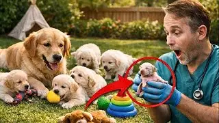 The Mother Dog Gave Birth to 5 Puppies &mdash; But What Happened with the Last One Left the Vet Stunned!