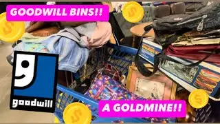 Let&rsquo;s Go To Goodwill Bins!! We Hit A Goldmine In Washington! Thrift With Me! +HAUL!!