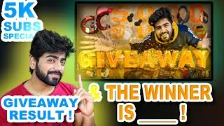 GEEKYCAP 5K SUBSCRIBERS SPECIAL GIVEAWAY WINNER !! CONGRATULATIONS 🎉🎁 YOU ARE THE WINNER !?!😍🔥