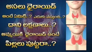 ధైరాయిడ్ గురుంచి మనకు తెలియని నిజాలు - Unknown Facts About Thyroid | Symptoms and Treatment ||