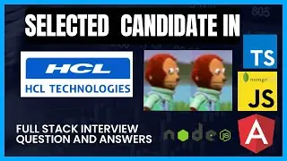 Selected in HCL | interview in HCL technologies | Frontend & Backend Dev. interview | Experience 3+