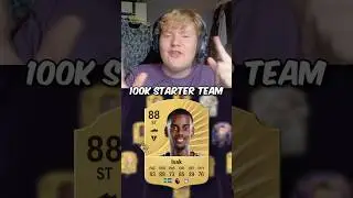 BEST FC26 100K STARTER TEAM!! #fifa #fc26